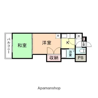 サンシャイン88 A棟【6階】の間取り