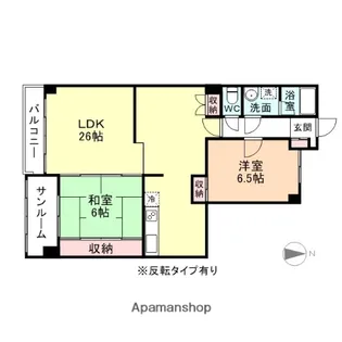 ベルヴィー・カワカミ【2階】の間取り
