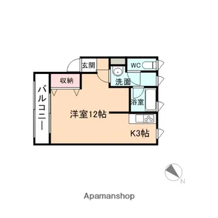 N−ステージKUREHA【1階】の間取り