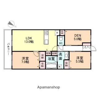 プレミア富山駅前【14階】の間取り