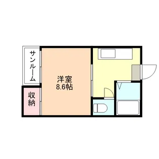 セリーヌ【203号室】の間取り