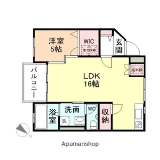 プルミエールU【1階】の間取り