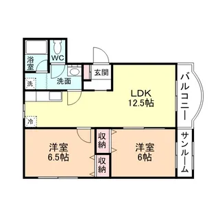 プチ・メゾンはやし【2階】の間取り
