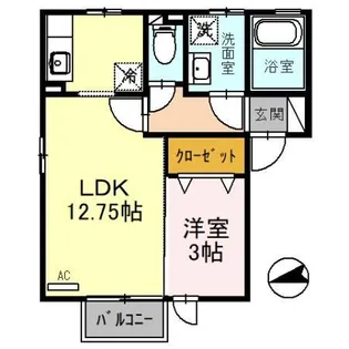 二俣ディールーム新町【2階】の間取り