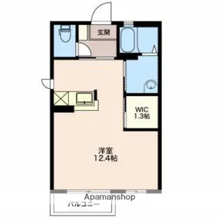 富山県富山市天正寺【アパート】の間取り