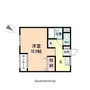 メゾン・ひまわり【2階】の間取り