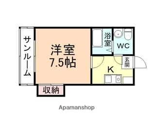 富山県富山市寺町【マンション】の間取り