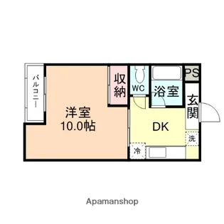ロワール寿【203号室】の間取り