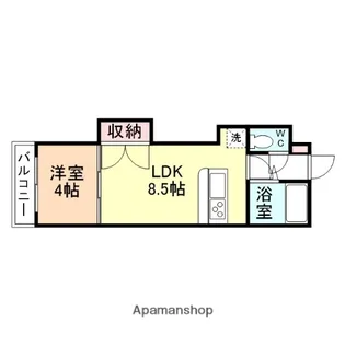 富山県富山市八尾町福島6丁目【マンション】の間取り