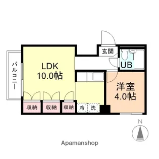 フェイスビル【2階】の間取り