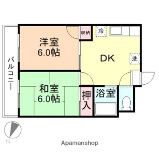 M・Oハイツ【2階】の間取り