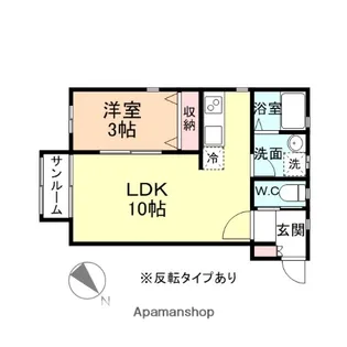 NCOLOR.Ⅱ【2階】の間取り