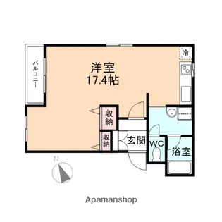 スカイパレス参番館【1階】の間取り