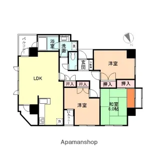 プチメゾン【4階】の間取り