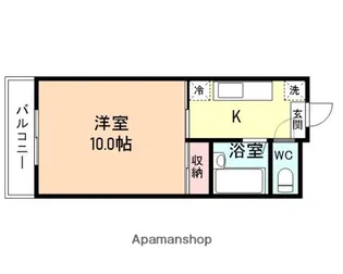 富山県富山市寺町【マンション】の間取り