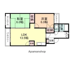 インペリアルハイツ【4階】の間取り
