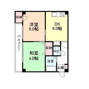 ファミリオ長柄【1階】の間取り