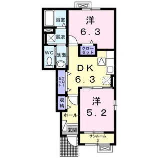 ウィステリアスタイル【1階】の間取り