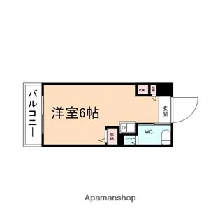 HUハイツ(朋友ハイツ)【2階】の間取り