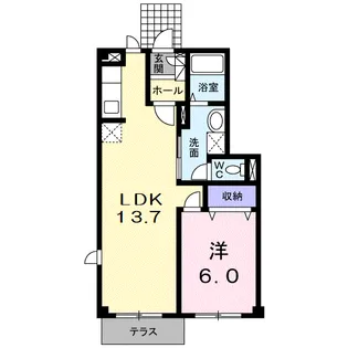 プラム21【1階】の間取り