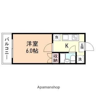 リバーサイドさくら【202号室】の間取り