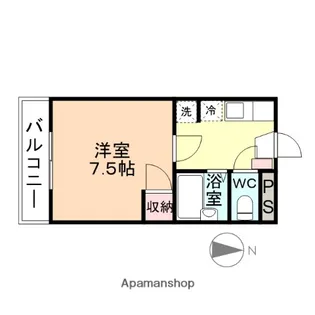 シティハイツ安野屋【2階】の間取り