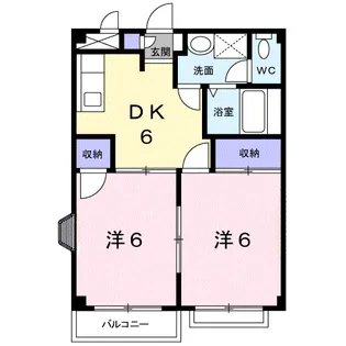 ハートフルスクエア【1階】の間取り
