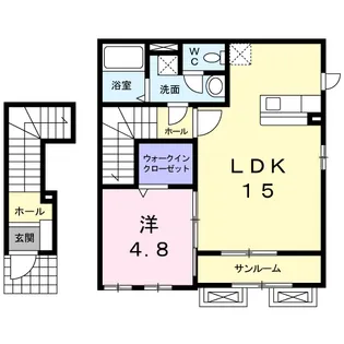 ラミネール【2階】の間取り