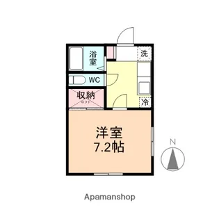 グランコート婦中【1階】の間取り