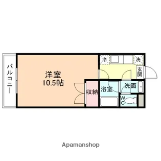 アリエッタ杉谷【4階】の間取り