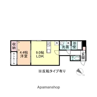 GRAND SQUARE【1階】の間取り