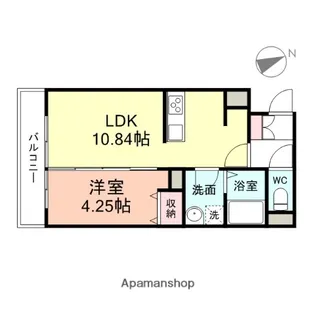 メゾン・スピカ速星【1階】の間取り