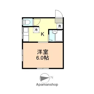 RETRO FUJINOKI【101号室】の間取り