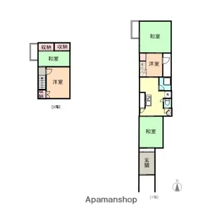 富山県富山市音羽町1丁目【一戸建】の間取り