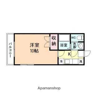 ラピスラズリⅤ【3階】の間取り