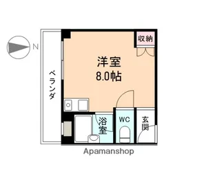 アムール奥井【4階】の間取り