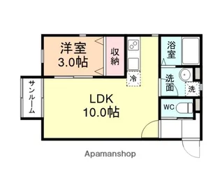 GRACE SQUARE Ⅰ【2階】の間取り