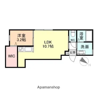 RIVIERE B棟【2階】の間取り