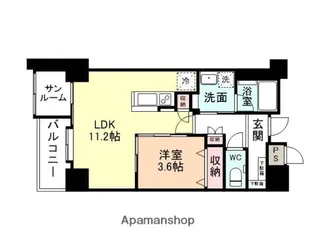 PLAZA布瀬Ⅱ【2階】の間取り