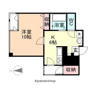 蛯町フロンティアビル【2階】の間取り