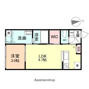 ALMO【1階】の間取り