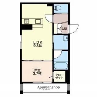 ジュエリス大泉【1階】の間取り