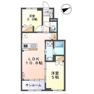 コンフォール・TM【1階】の間取り