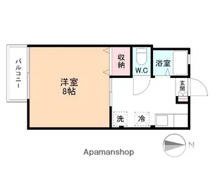 シティハイムヨシダ【102号室】の間取り