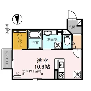 COCO AIR B棟【2階】の間取り