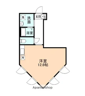 レジデンスミカ【203号室】の間取り