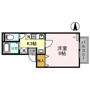 メルハイム【1階】の間取り