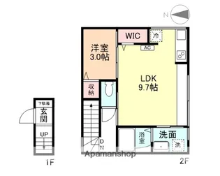 INTEGRAL SPICA【203号室】の間取り