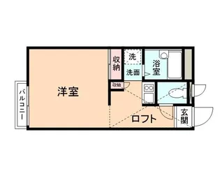 コンフォールTAGAMI A棟【201号室】の間取り