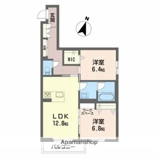 エクラステラ【1階】の間取り